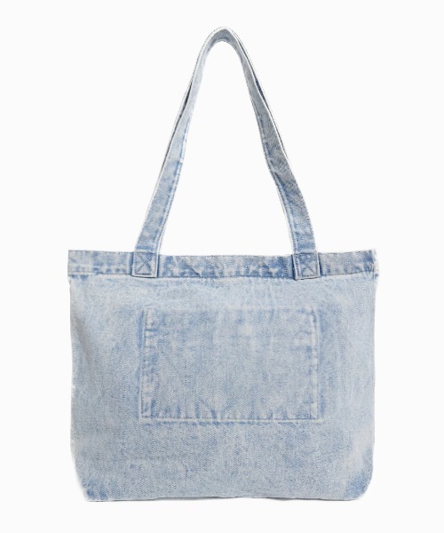 CRYSTAL BALL(クリスタルボール)の「2ポケットデニムトートバッグ(ショルダーバッグ・レディース・サックスブルー・FREE)」の5枚目の写真