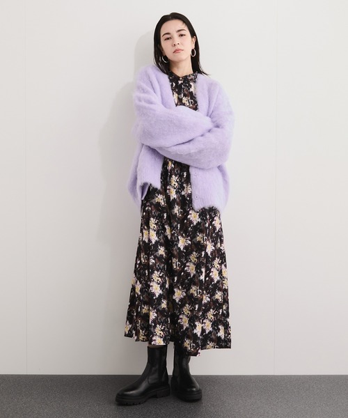 セール】アルパカタッチヤーンカーディガン（カーディガン/ボレロ