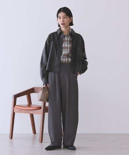 HYPE スラックス 残りわずか/ゆったりシルエット／セットアップ対応】イージー