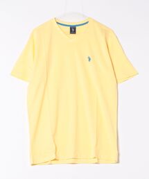 《Bl》【U.S. POLO ASSN】 ⅤネックコットンTシャツ
