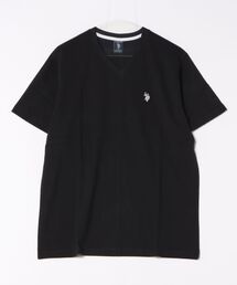 《Bl》【U.S. POLO ASSN】 ⅤネックコットンTシャツ