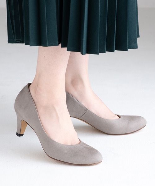 セール】<ふわさら>ラウンドトゥプレーンパンプス【Made in Japan