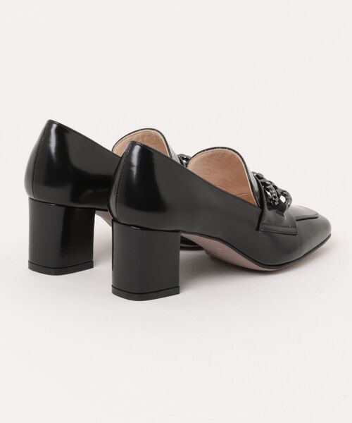 LANVIN collection（ランバン コレクション）の「チェーンモチーフローファーパンプス（パンプス・レディース・ブラック/ブラック系その他・22.5cm/23.0cm/23.5cm/24.0cm/24.5cm/22.0cm）」の3枚目の写真