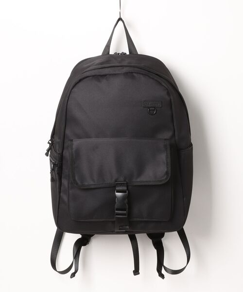 m.f.editorial(エムエフエディトリアル)の「バックパック メンズ 鞄 リュック バッグ 軽量 クッションポケット ツイル(バックパック/リュック・メンズ・ブラック・FREE)」の2枚目の写真