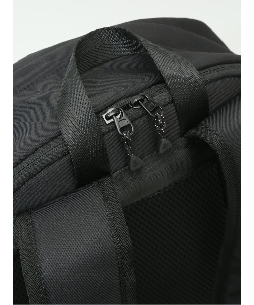 m.f.editorial(エムエフエディトリアル)の「バックパック メンズ 鞄 リュック バッグ 軽量 クッションポケット ツイル(バックパック/リュック・メンズ・ブラック・FREE)」の10枚目の写真