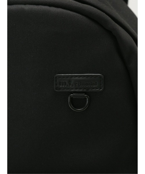 m.f.editorial(エムエフエディトリアル)の「バックパック メンズ 鞄 リュック バッグ 軽量 クッションポケット ツイル(バックパック/リュック・メンズ・ブラック・FREE)」の14枚目の写真