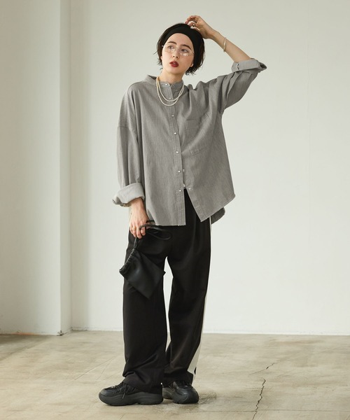 GEORGE'S（ジョージズ）の「サイドラインパンツ（その他パンツ・レディース・ブラック/グレー/グリーン/ボルドー・SMALL/MEDIUM）」の6枚目の写真