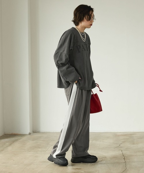 GEORGE'S（ジョージズ）の「サイドラインパンツ（その他パンツ・レディース・ブラック/グレー/グリーン/ボルドー・SMALL/MEDIUM）」の18枚目の写真