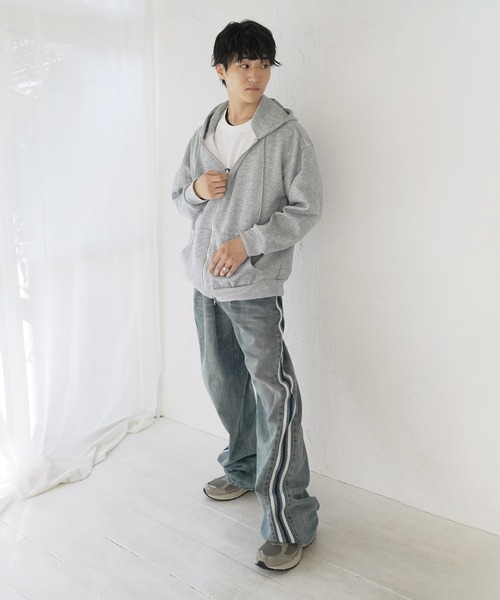Beno(ビーノ)の「ラインデニムパンツ(デニムパンツ・メンズ・ブルー/ブラック・MEDIUM/LARGE/X-LARGE)」の8枚目の写真