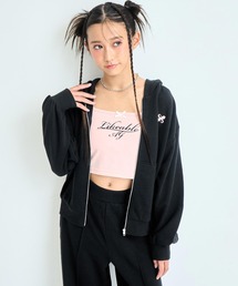 ANAP GｉRL | ラウンジウェアー 裏毛 パーカー【親子お揃い】【キッズお揃い】(パーカー)