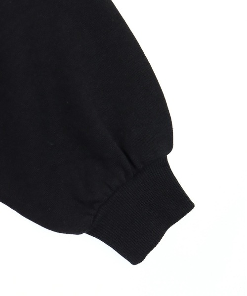 ANAP GｉRL（アナップガール）の「ラウンジウェアー 裏毛 パーカー【親子お揃い】【キッズお揃い】（パーカー・キッズ・グレー/ブラック/ピンク・XS/S/M）」の21枚目の写真