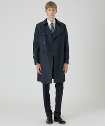 あみ猫ブラックレーベルクレストブリッジ　ライナー付トレンチコートショート丈 ライトギャバジントレンチコート （その他アウター）｜BLUE LABEL