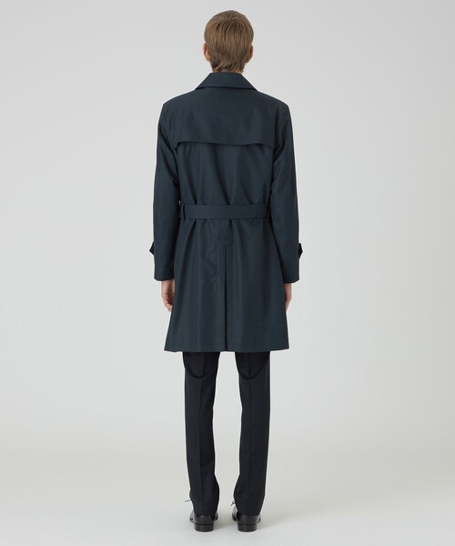 BLACK LABEL CRESTBRIDGE（ブラックレーベル・クレストブリッジ）の「マイクロピーチギャバジンダブルトレンチコート（トレンチコート・メンズ・ブラック/ネイビー・M/XL/S/L）」の15枚目の写真