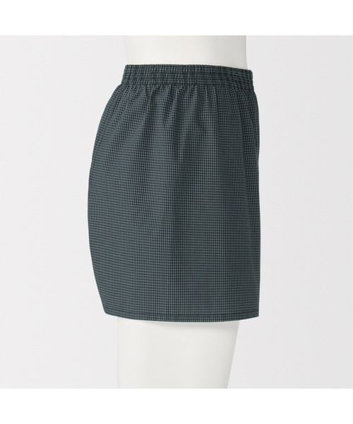 無印良品（ムジルシリョウヒン）の「紳士　綿ブロード　前開き　トランクス（トランクス・メンズ・ネイビー系/レッド系/ブラック系/サックスブルー系・S/M/L/XL）」の6枚目の写真