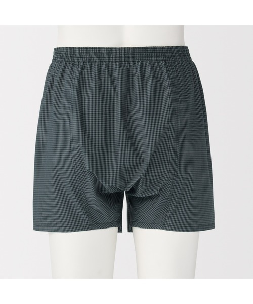 無印良品（ムジルシリョウヒン）の「紳士　綿ブロード　前開き　トランクス（トランクス・メンズ・ネイビー系/レッド系/ブラック系/サックスブルー系・S/M/L/XL）」の7枚目の写真