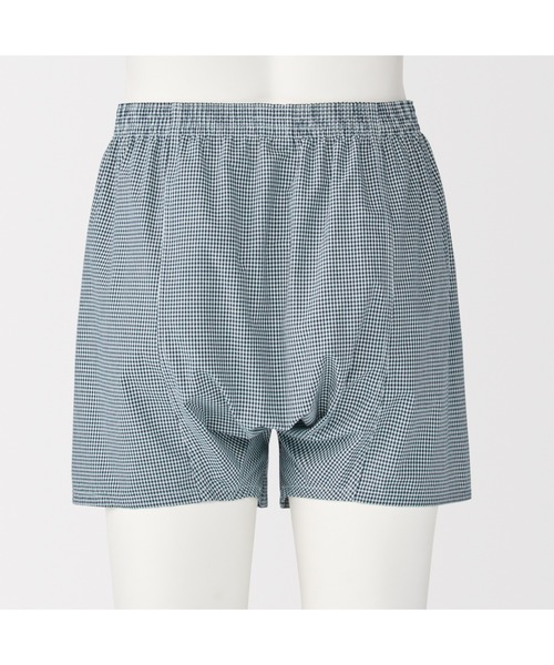 無印良品（ムジルシリョウヒン）の「紳士　綿ブロード　前開き　トランクス（トランクス・メンズ・ネイビー系/レッド系/ブラック系/サックスブルー系・S/M/L/XL）」の11枚目の写真