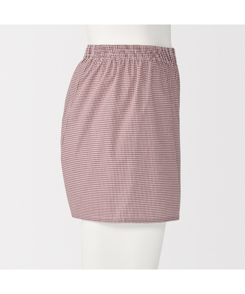 無印良品（ムジルシリョウヒン）の「紳士　綿ブロード　前開き　トランクス（トランクス・メンズ・ネイビー系/レッド系/ブラック系/サックスブルー系・S/M/L/XL）」の18枚目の写真