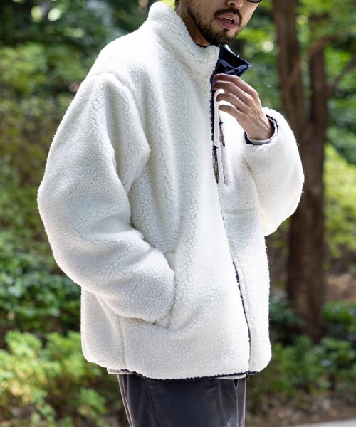 セール】PENDLETON/ペンドルトン 別注 リバーシブル ボア ブルゾン セール】PENDLETON/ペンドルトン 別注 リバーシブル ボア ブルゾン