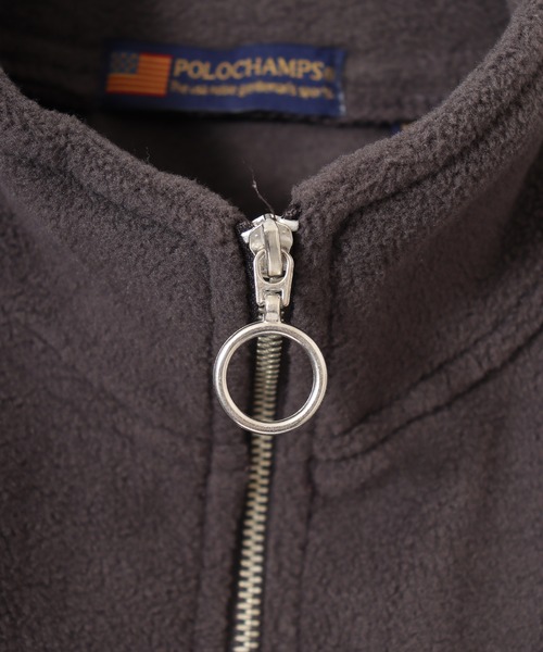 POLOCHAMPS（ポロチャンプス）の「POLOCHAMPS ハーフジップ フリーストレーナー KIDS（スウェット・キッズ・グレイッシュベージュ/ブラック/ネイビー/チャコール・130/140/150/160/110/120）」の15枚目の写真