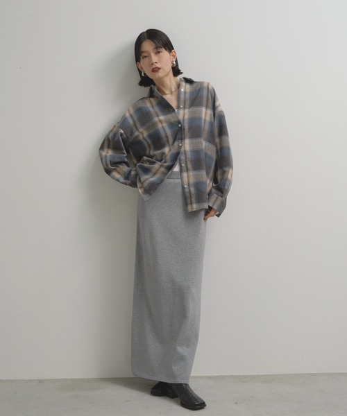 Shelly island（シェリーアイランド）の「チェックオーバーシャツ（シャツ/ブラウス・レディース・ホワイト/ブラウン/ブルー・FREE）」の22枚目の写真