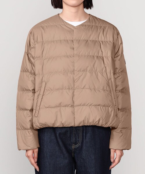 orcival オーシバル ライトダウン トープ サイズ2 新品未使用 ORCIVAL | カラーレス ライトダウンブルゾン WOMEN（ダウンジャケット