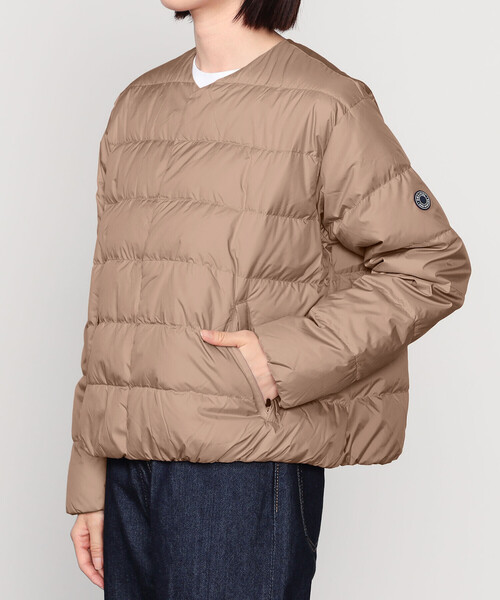 orcival オーシバル ライトダウン トープ サイズ2 新品未使用 ORCIVAL | カラーレス ライトダウンブルゾン WOMEN（ダウンジャケット