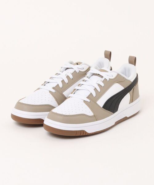 PUMA(プーマ)の「PUMA プーマ REBOUND V6 LOW メンズスニーカー(リバウンドV6ロウ)(スニーカー・メンズ・ホワイト系その他/ホワイト×ブルー・25.5cm/26.0cm/26.5cm/27.0cm/27.5cm/28.0cm)」の2枚目の写真