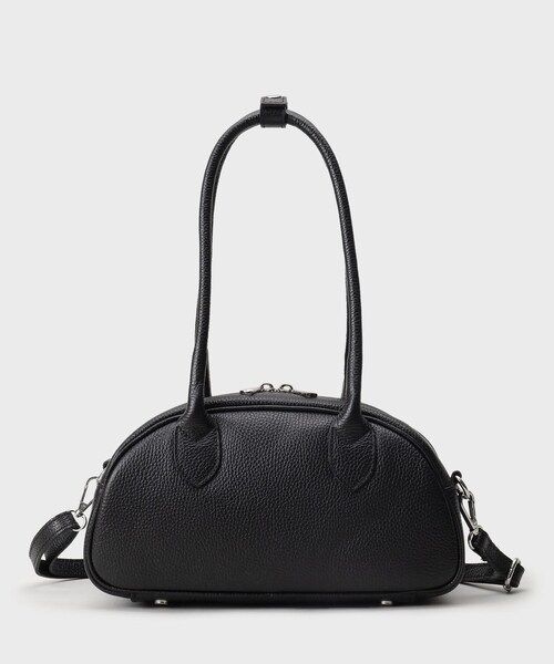 GALLEST（ギャレスト）の「【MILLELA FIRENZE】ラウンドフォルムバッグ（ショルダーバッグ・レディース・オフホワイト/ブラック/レッド系1・00）」の6枚目の写真