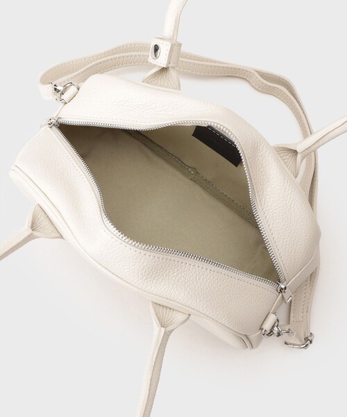 GALLEST（ギャレスト）の「【MILLELA FIRENZE】ラウンドフォルムバッグ（ショルダーバッグ・レディース・オフホワイト/ブラック/レッド系1・00）」の11枚目の写真