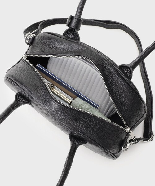 GALLEST（ギャレスト）の「【MILLELA FIRENZE】ラウンドフォルムバッグ（ショルダーバッグ・レディース・オフホワイト/ブラック/レッド系1・00）」の13枚目の写真