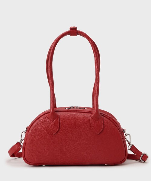 GALLEST（ギャレスト）の「【MILLELA FIRENZE】ラウンドフォルムバッグ（ショルダーバッグ・レディース・オフホワイト/ブラック/レッド系1・00）」の16枚目の写真