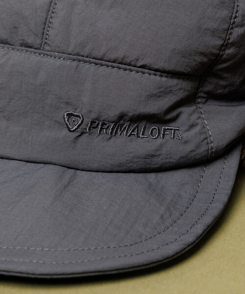 FREAK'S STORE（フリークスストア）の「HIGH LOFT PRIMALOFT FLIGHT CAP/ハイロフト プリマロフト フライトキャップ（キャップ・メンズ・オリーブ/チャコールグレー/ブラック・ONE SIZE）」の5枚目の写真