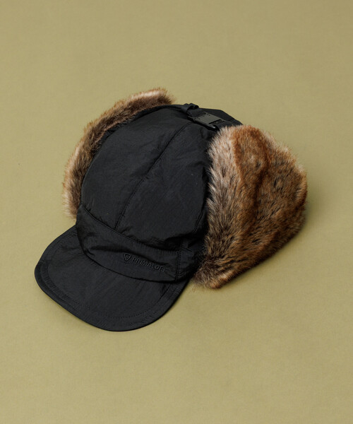 FREAK'S STORE（フリークスストア）の「HIGH LOFT PRIMALOFT FLIGHT CAP/ハイロフト プリマロフト フライトキャップ（キャップ・メンズ・オリーブ/チャコールグレー/ブラック・ONE SIZE）」の17枚目の写真