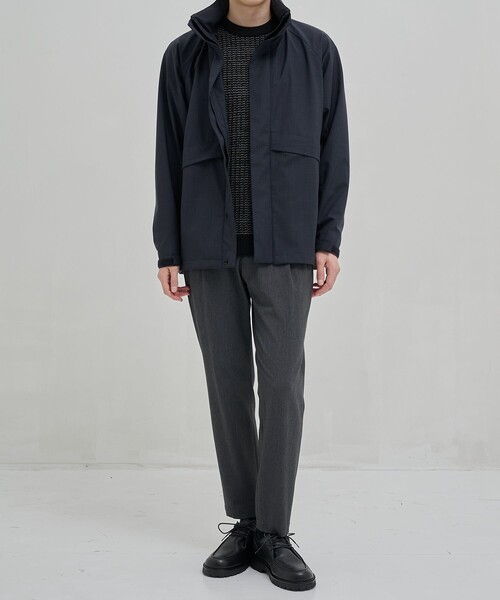 UNITED TOKYO(ユナイテッドトウキョウ)の「TECH WOOL 3レイヤー マウンテンブルゾン(ブルゾン・メンズ・ブラック/ダークグレー・1/2)」の5枚目の写真