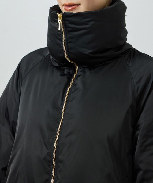 ROPE'（ロペ）の「ハイネックジップショート丈ダウンコート/イージーケア（ダウンジャケット/コート・レディース・ブラック/ネイビー・FREE）」の15枚目の写真