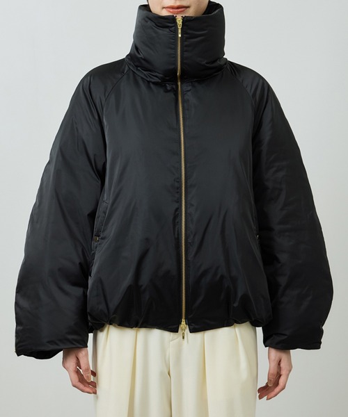 ROPE'（ロペ）の「ハイネックジップショート丈ダウンコート/イージーケア（ダウンジャケット/コート・レディース・ブラック/ネイビー・FREE）」の16枚目の写真