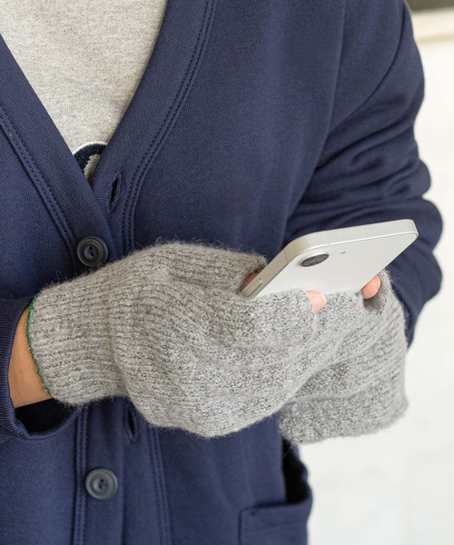 TEMBEA(テンベア)の「TEMBEA 2FINGERLESS GUNTE テンベア 2フィンガーレス グンテ 軍手 手袋 ミトン スマホ対応 2025年新作(手袋・レディース・ダークベージュ/グレー/チャコールグレー/クリーム/ベージュ/ライトグレー・FREE)」の15枚目の写真