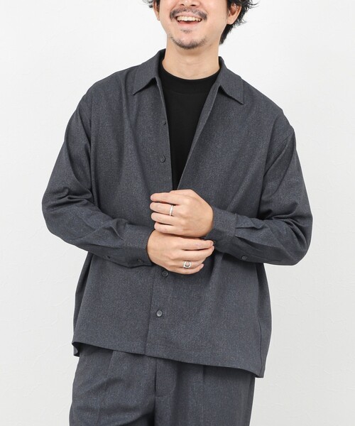 NOLLEY’S（ノーリーズ）の「《セットアップ対応》LANATEC イージーケアウォッシャブルシャツ 25AW（シャツ/ブラウス・メンズ・グレイッシュブルー/チャコールグレー/ネイビー・XL/S/M/L）」の17枚目の写真
