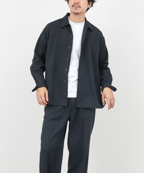 NOLLEY’S（ノーリーズ）の「《セットアップ対応》LANATEC イージーケアウォッシャブルシャツ 25AW（シャツ/ブラウス・メンズ・グレイッシュブルー/チャコールグレー/ネイビー・XL/S/M/L）」の19枚目の写真