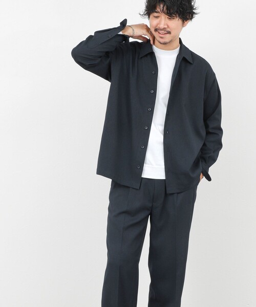 NOLLEY’S（ノーリーズ）の「《セットアップ対応》LANATEC イージーケアウォッシャブルシャツ 25AW（シャツ/ブラウス・メンズ・グレイッシュブルー/チャコールグレー/ネイビー・XL/S/M/L）」の10枚目の写真