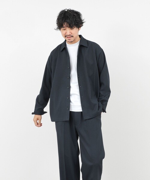 NOLLEY’S（ノーリーズ）の「《セットアップ対応》LANATEC イージーケアウォッシャブルシャツ 25AW（シャツ/ブラウス・メンズ・グレイッシュブルー/チャコールグレー/ネイビー・XL/S/M/L）」の6枚目の写真