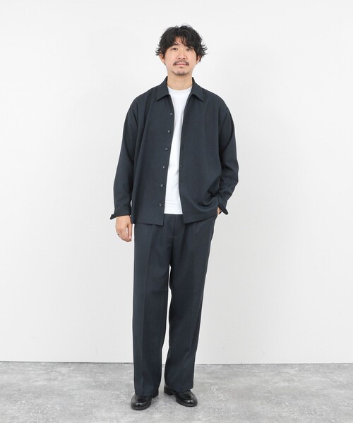 NOLLEY’S（ノーリーズ）の「《セットアップ対応》LANATEC イージーケアウォッシャブルシャツ 25AW（シャツ/ブラウス・メンズ・グレイッシュブルー/チャコールグレー/ネイビー・XL/S/M/L）」の14枚目の写真