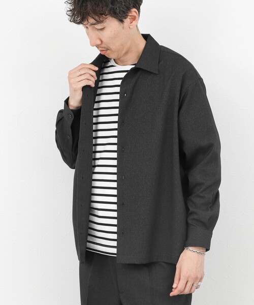 NOLLEY’S（ノーリーズ）の「《セットアップ対応》LANATEC イージーケアウォッシャブルシャツ 25AW（シャツ/ブラウス・メンズ・グレイッシュブルー/チャコールグレー/ネイビー・XL/S/M/L）」の16枚目の写真