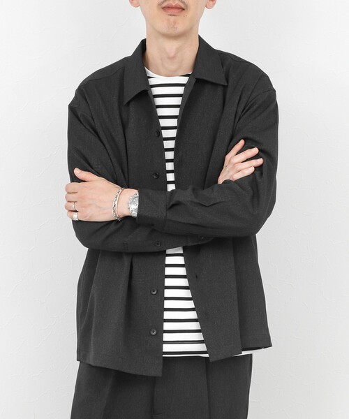 NOLLEY’S（ノーリーズ）の「《セットアップ対応》LANATEC イージーケアウォッシャブルシャツ 25AW（シャツ/ブラウス・メンズ・グレイッシュブルー/チャコールグレー/ネイビー・XL/S/M/L）」の18枚目の写真