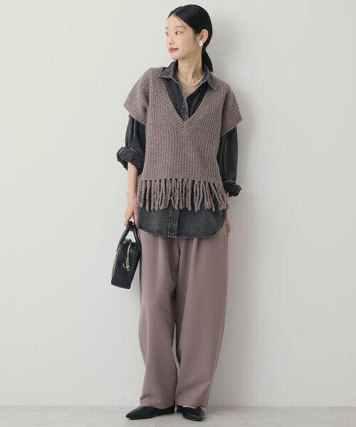 新品 prince プリンス ベスト ニット⭐︎ PRINCE/prince ミニケーブル Vネックベスト｜Daytona Park(FREAK'S