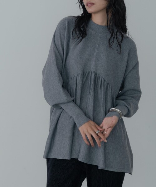 セール】ペプラムハイネックニット（ニット/セーター）｜GALLEST