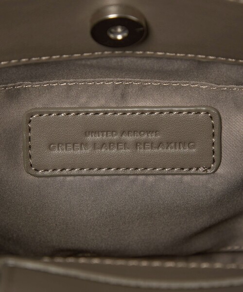 green label relaxing（グリーンレーベルリラクシング）の「2WAYスクエアバッグ / ショルダーバッグ（ショルダーバッグ・レディース・モカ/オフホワイト/ライム/ブラック・FREE）」の8枚目の写真