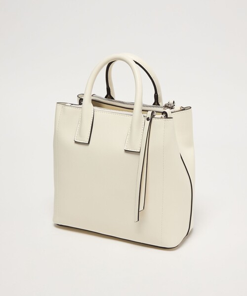 green label relaxing（グリーンレーベルリラクシング）の「2WAYスクエアバッグ / ショルダーバッグ（ショルダーバッグ・レディース・モカ/オフホワイト/ライム/ブラック・FREE）」の12枚目の写真