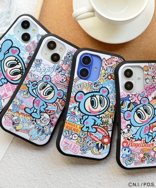 iPhone17 ケース iPhone16 iPhone15 14 13 ケース エンジェルブルー 耐