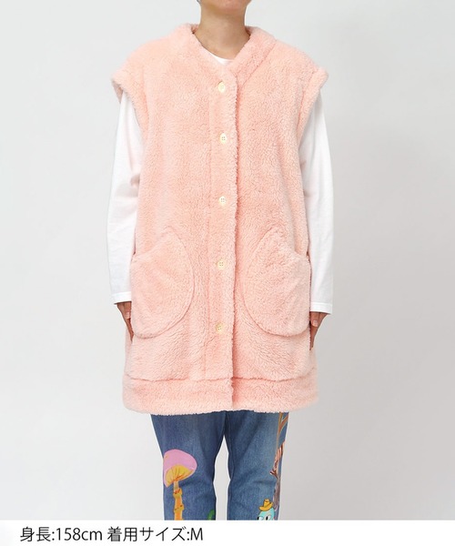 新品ツモリチサトふわふわあったかベスト セール】ルームウェア あったか ベスト フレンチ袖（その他ルーム
